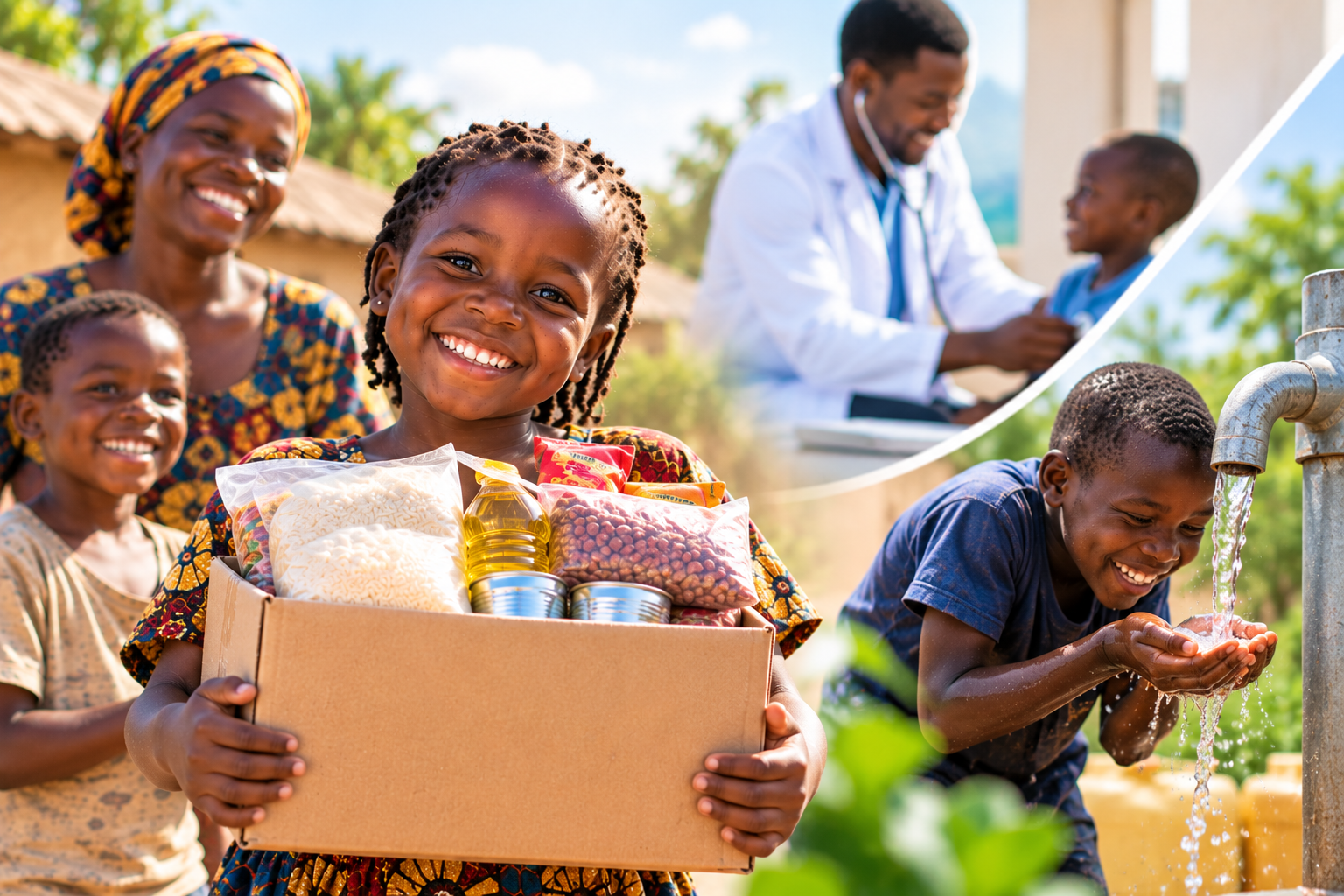 Donation helping vulnerable communities